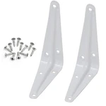 Wideskall Metal 3" X 4" Wall Corner Angle Inch, White. Fixed Price $19.99.