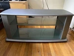 50 Vizio Plasma Tv Entertainment Stand (2008) Temper Glass Shelves - 95LBS. Fixed Price $75.00.