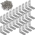 24PCS Stainless Steel Bracket 40X40MM Corner Braces For Shelf Support. Fixed Price $27.95.