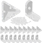 Piutouyar 20 Pack Acrylic Corner Brackets, Clear L-shaped & Triangle. Fixed Price $12.98.