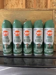 5 Pack 6 Oz Off! Deep Woods Insect Repellent V, Up To 8 Hours Protection!. Fixed Price $10.99.