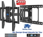 Mount Bracket For 42-70 Inch Flat Screen Tvs W/ Swivel Articulating Dual Arms. Fixed Price $79.99.