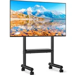 Rfiver Rolling Stand For 40-75 Inch Tvs, Portable On Wheels Black. Fixed Price $98.98.