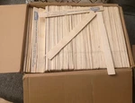 New 12"L Wood Paint Mixing Paddles Stir Sticks 1000 Box. Fixed Price $72.99.