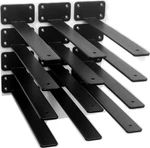 12 Pack - Inch Black Hidden Shelf Bracket (1/5 Thicked) Iron Floating. Fixed Price $64.99.
