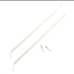 New Closetmaid Fixed Mount White Steel 17.25 In. Standard Support Bracket. Fixed Price $12.99.