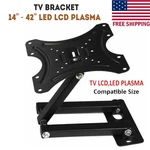 Tilt Wall Bracket Mount Slim Swivel Plasma Lcd Led For 14 26 37 40 42TV. Fixed Price $15.16.
