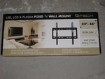 Cj Tech Led Lcd Plasma Fixed Tv Wall Mount 23"-46" Up To 110 Lbs Ultra Slim New!. Fixed Price $35.85.