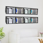 2X Floating Shelf Wall Mount Cd Dvd Rack Media Storage Organizer Shelves Large. Fixed Price $49.03.