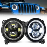 Suparee 9 Inch Led Headlights With Drl Hi/low Beam For Wrangler Jl Gladiator Jt. Fixed Price $149.21.
