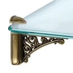 2 Pcs Adjustable Glass Floating Shelf Brackets High Load Capacity Holde.... Fixed Price $36.88.