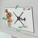 Barkan 13-58 Inch Full Motion Tv Wall Mount, Holds 55LBS, Year Warranty. Fixed Price $46.90.