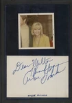 Arlene Golonka - Signed Autograph Index Card & Candid Photo Hang 'em High. Fixed Price $39.99.