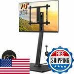 Perlegear Rolling Tv Stand Power Outlet Tilt Swivel Mobile Cart Hidden. Fixed Price $155.59.
