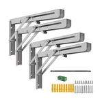 Mysit 16" Folding Shelf Brackets 4 Pcs, Max Load 550LB Heavy Du... Usa Fast Ship. Fixed Price $47.72.
