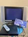 Sharp LC-13SH6U Lcd Bundle W/ Insignia NS-DXA1 Converter & Antenna. Fixed Price $110.00.