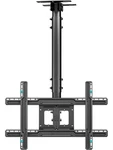 Onkron Ceiling Tv Mount Hanging Bracket For 32'' - 70'' Up To 150 Lbs, Black. Fixed Price $68.99.