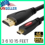 Micro Hdmi Cable To Male Adapter For Camera Sony Nikon 4K Tv. Fixed Price $12.79.