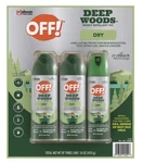 Off! Deep Woods Dry Insect Repellent Set /3 Pack Mosquito Repellant. Fixed Price $32.88.