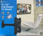 Ematic 10" To 49" Full Motion Tv Mount EMW3401 - Collapsible Tilt Swivel Pan. Fixed Price $24.99.