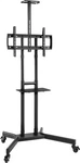 Insignia- Mobile Cart With Shelves For Most 32-90" Tvs Black. Fixed Price $175.74.