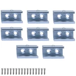 Seimneire 8 Pack Glass Shelf Bracket Floating Clips, Adjustable Clamp G.... Fixed Price $13.12.