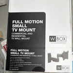 Box Technologies Full Motion Tv Wall Mount 13-37IN 40LB Black OE-40APM1337. Fixed Price $50.00.