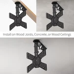 Electric Motorized Flip Down Pitched Roof Ceiling Tv Mount For 23" 55" Screen. Fixed Price $149.99.