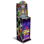 ARCADE1UP Wheel Of Fortune Casinocade Deluxe 5FT Game, Dual 8" Lcd Screen. Fixed Price $699.99.