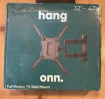 Hang Onn Full Motion Tv Wall Mount New 32"-47 Bracket Up To 77 Lbs. Fixed Price $28.00.