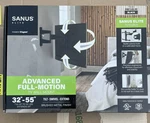 Sanus BMF320-B1 Elite Advanced Articulating Wall Mount Fits 32-55" Tvs 125LBS. Fixed Price $100.00.