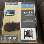 Sanus Vuepoint Tilting Tv Wall Mount 13-32"/35LBS Weight Capacity, Model F11C. Fixed Price $32.25.