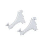 Closetmaid Shelftrack 2-PACK Shoe Brackets For Wire 3 Inch, White. Fixed Price $18.11.
