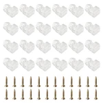 Glass Panel Clip, 24 Pack Round Retainer Clips Kit Plastic Cabine.... Fixed Price $17.71.