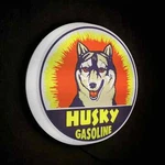 Husky Gasoline Led Sign Wall Mount Illuminated Light Box Garage Vintage Oil. Fixed Price $168.16.