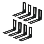 My Mironey 8PCS Black Slotted Brackets 0.71" X 2.32" 1.69",. Fixed Price $11.94.