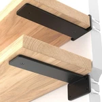 Leopo 6 Heavy Duty Floating Shelf Bracket, Pack Inch, BLACK-4. Fixed Price $24.57.