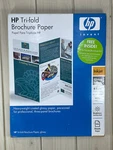 Hewlett Packard Tri-fold Brochure Paper Glossy Inkjet Hp-new BOX/100 Sheets. Fixed Price $18.88.