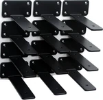 12 Pack - 6 Inch Black Hidden Shelf Bracket (1/5 Thicked) Iron Floating. Fixed Price $57.99.