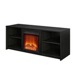 Mainstays Fireplace Stand For Up To 65" - Black Oak (8620335WCOM). Fixed Price $325.00.