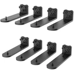 Neevolve Floating Shelf 10 Inch 8PACK Black Heavy Duty Bracket,hi. Fixed Price $80.46.