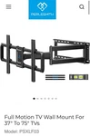Perlesmith Full Motion Wall Mount Bracket PSXLF03 For 37"-70" Tvs. Fixed Price $35.00.