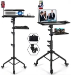 Asltoy Projector Tripod Stand With Wheels Adjustable Height Laptop BLACK-NO1. Fixed Price $65.57.
