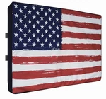 Outdoor Tv Cover 70 - 75 Inch 600D Weatherproof Waterproof American Flag. Fixed Price $45.00.