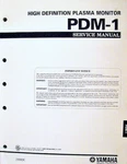 Yamaha PDM-1 Plasma Monitor Original Service Manual, Schematics, Parts List Book. Fixed Price $19.99.