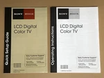 Sony Bravia KDL-52Z5100 KDL-46Z5100 KDL-40Z5100 Lcd Digital Color Tv Manual. Fixed Price $12.95.