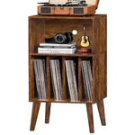 Lerliuo Record Player Stand, Brown Turntable Holds Up To 160 Albums, Mi.... Fixed Price $124.92.