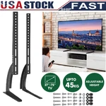 Universal 35-75" Tv Stand Bracket Legs Table Desktop Lcd Led Plasma Mount. Fixed Price $18.09.