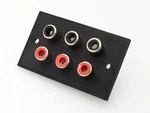 2 Pcs Panel Mount 6 Way Rca Female Jack Audio Coaxial Connector Socket Tv Stereo. Fixed Price $9.50.