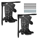 Superdant 2 Pack Shelves Cowboy Boot Heavy Duty Metal Shelf Brackets.... Fixed Price $30.85.
